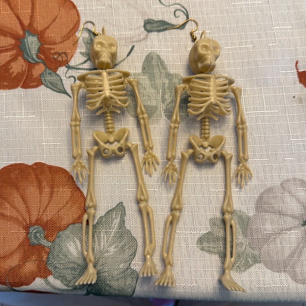 Skeleton earrings